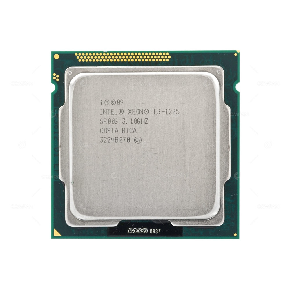 SR00G INTEL XEON E3-1225 3.10GHZ 4 CORE 6MB L3 CACHE 95W LGA1151